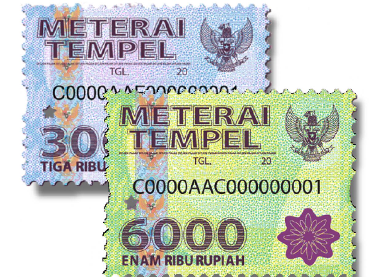 Detail Contoh Materai 6000 Nomer 10