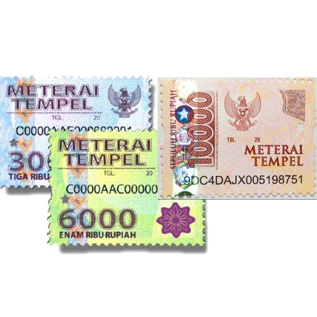 Detail Contoh Materai 6000 Nomer 29