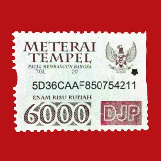 Detail Contoh Materai 6000 Nomer 39