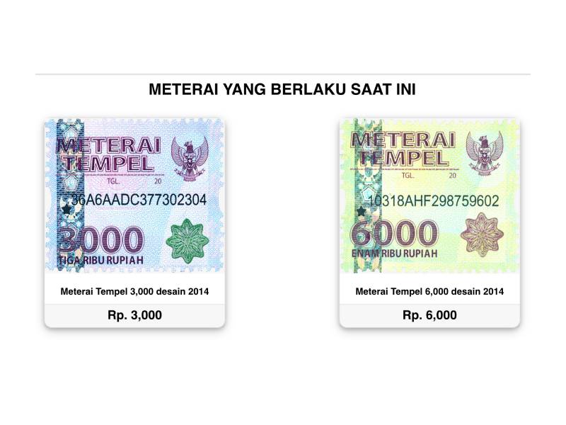 Detail Contoh Materai 6000 Nomer 44