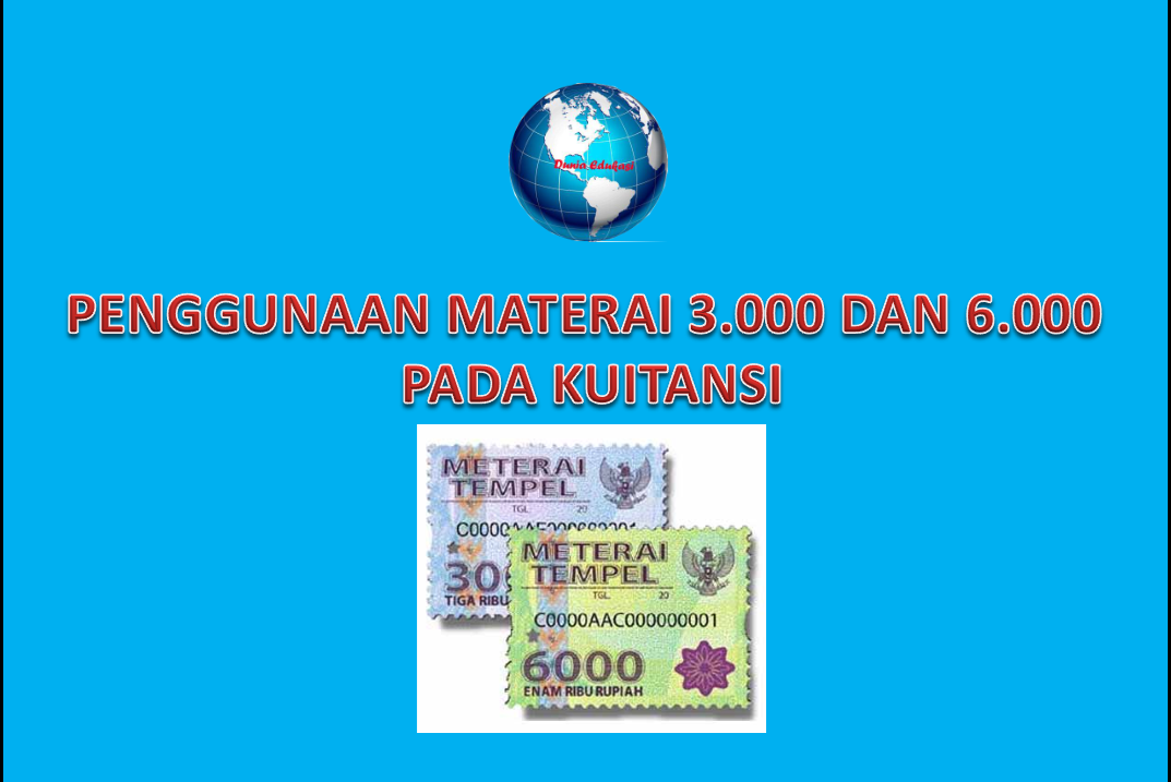 Detail Contoh Materai 6000 Nomer 47