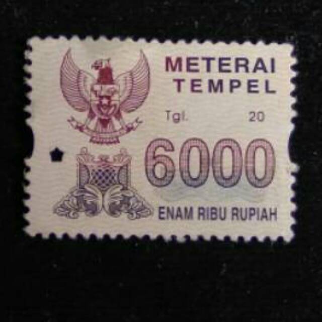 Detail Contoh Materai 6000 Nomer 50