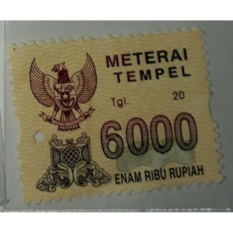 Detail Contoh Materai 6000 Nomer 52