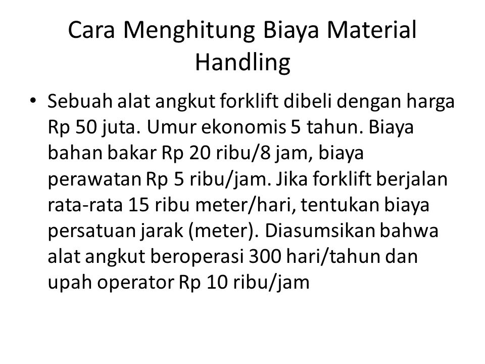 Detail Contoh Material Handling Nomer 43