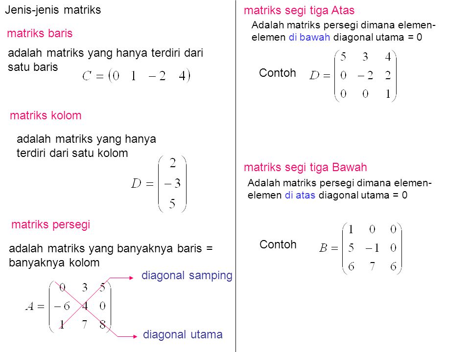 Detail Contoh Matriks Baris Nomer 28