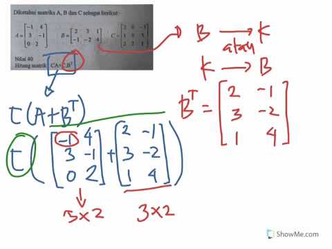 Detail Contoh Matriks Perkalian Nomer 46