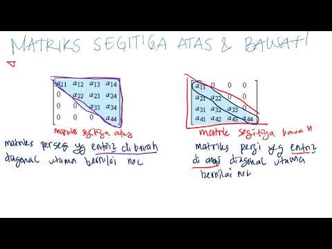 Detail Contoh Matriks Segitiga Atas Nomer 2