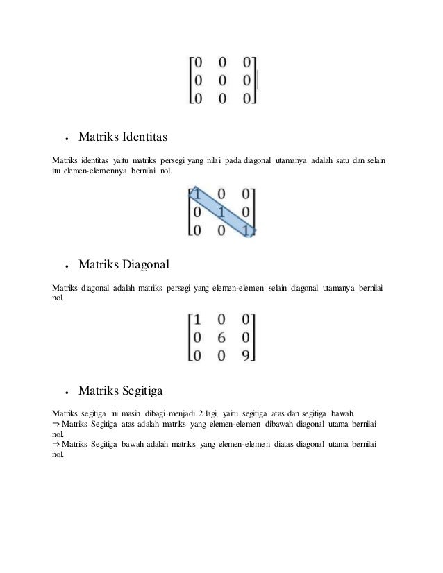 Detail Contoh Matriks Segitiga Atas Nomer 11