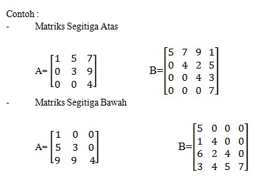Detail Contoh Matriks Segitiga Atas Nomer 23