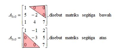 Detail Contoh Matriks Segitiga Atas Nomer 32
