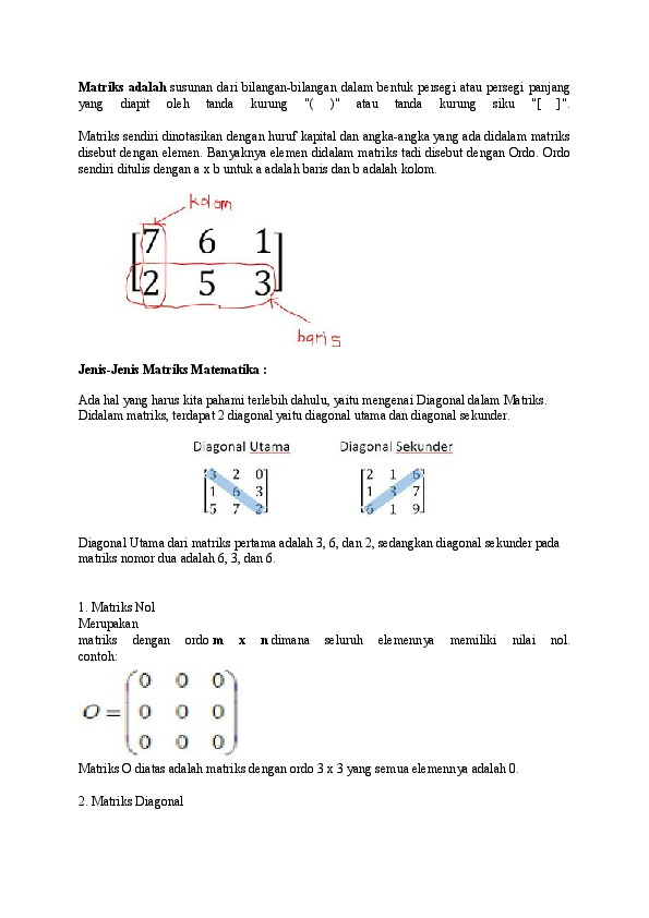 Detail Contoh Matriks Segitiga Atas Nomer 35