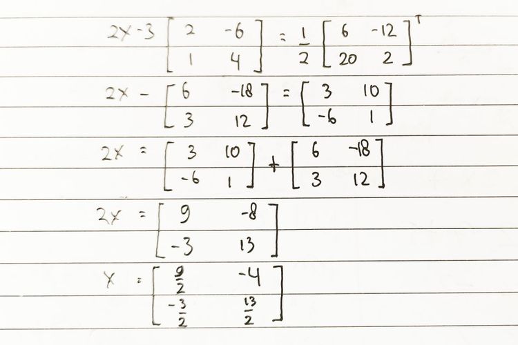 Detail Contoh Matriks Segitiga Atas Nomer 45