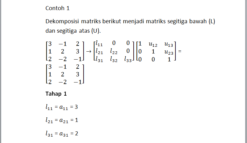 Detail Contoh Matriks Segitiga Atas Nomer 48