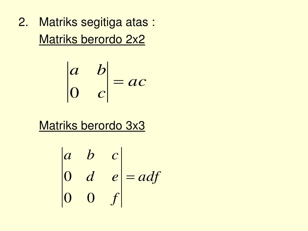 Detail Contoh Matriks Segitiga Atas Nomer 51