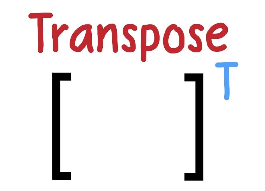 Detail Contoh Matriks Transpose Nomer 49