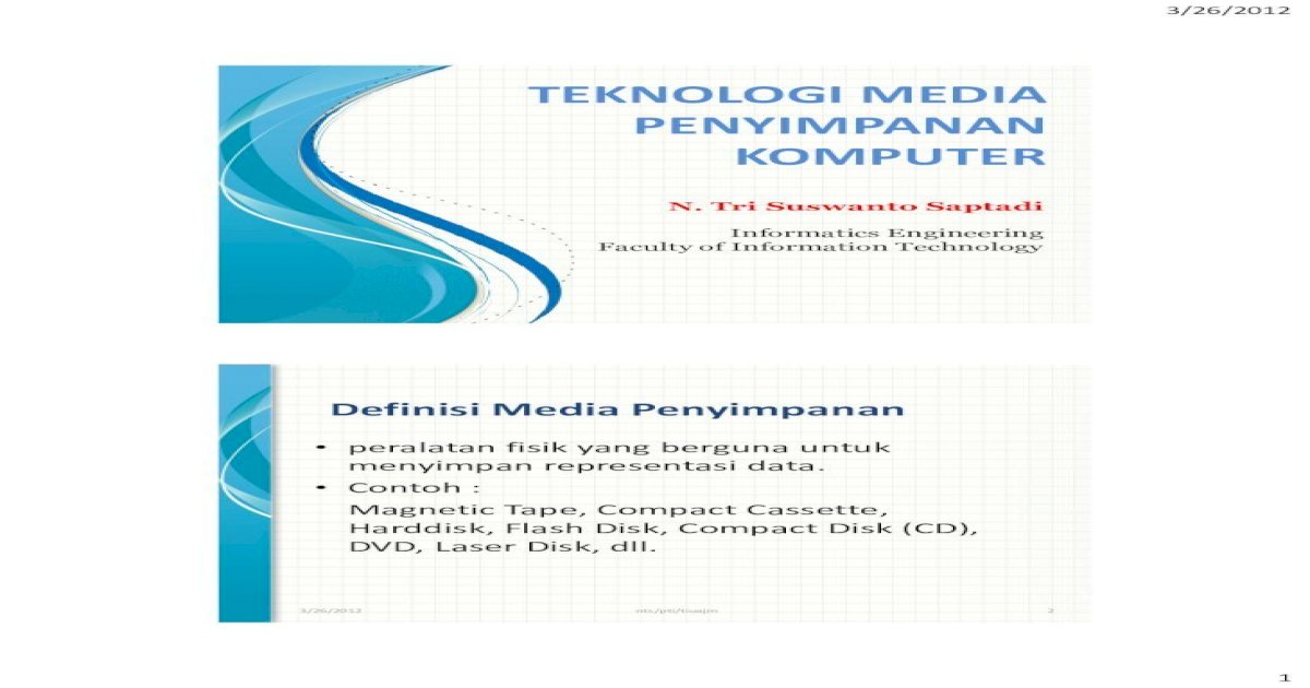 Detail Contoh Media Penyimpanan Data Nomer 46