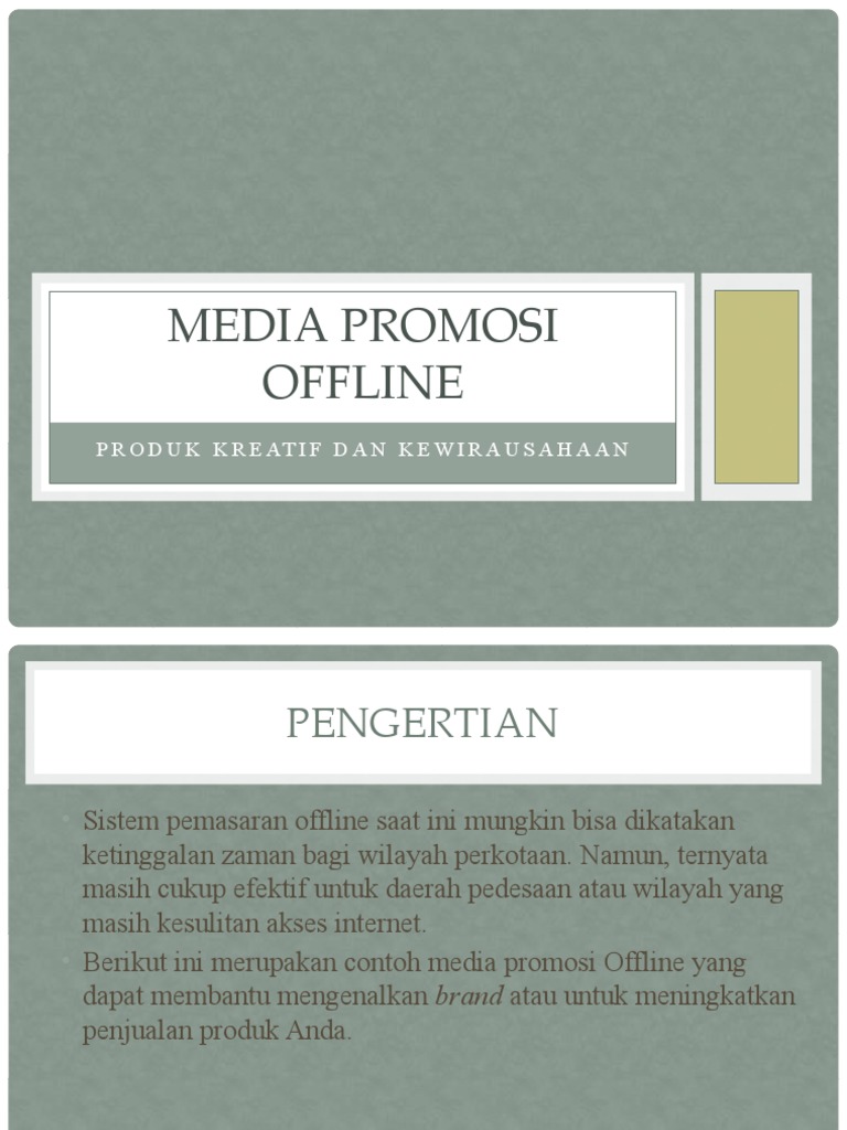 Detail Contoh Media Promosi Offline Nomer 52