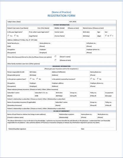 Detail Contoh Medical Form Nomer 15