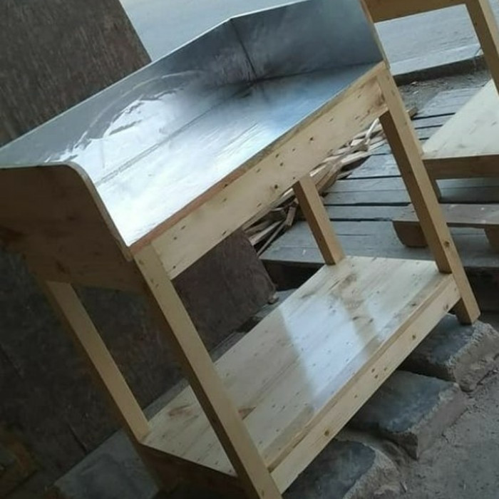 Detail Contoh Meja Dapur Dari Kayu Nomer 8