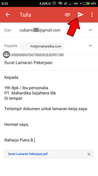 Detail Contoh Melamar Lewat Email Nomer 26