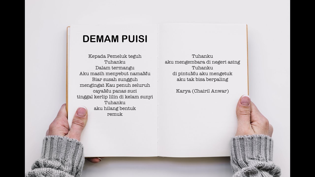 Detail Contoh Membaca Puisi Nomer 24