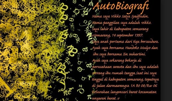 Detail Contoh Membuat Biografi Nomer 36