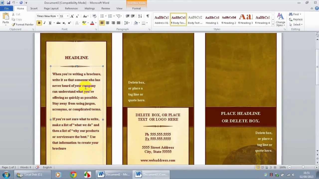 Detail Contoh Membuat Brosur Nomer 3
