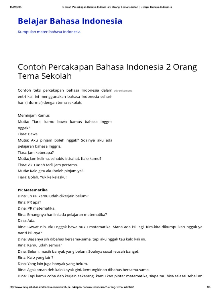 Detail Contoh Membuat Dialog Nomer 7