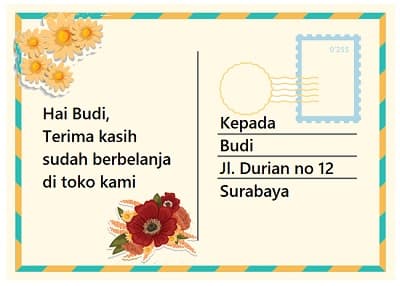 Detail Contoh Membuat Kartu Pos Nomer 16