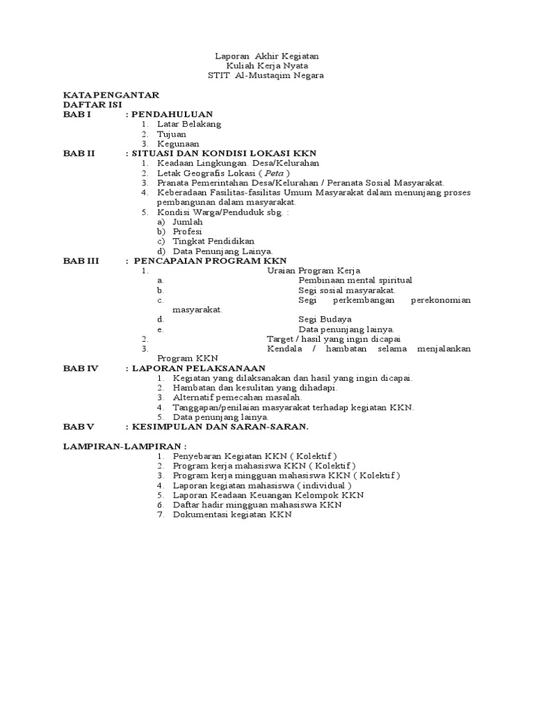 Detail Contoh Membuat Laporan Kegiatan Nomer 52