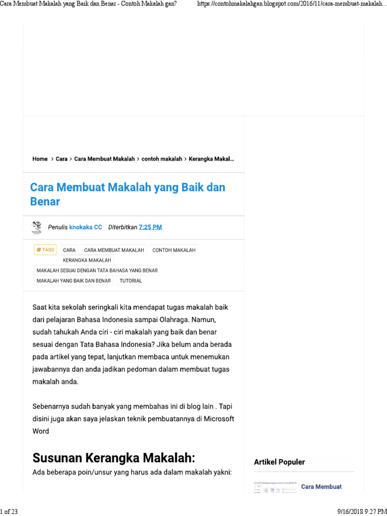 Detail Contoh Membuat Makalah Nomer 49