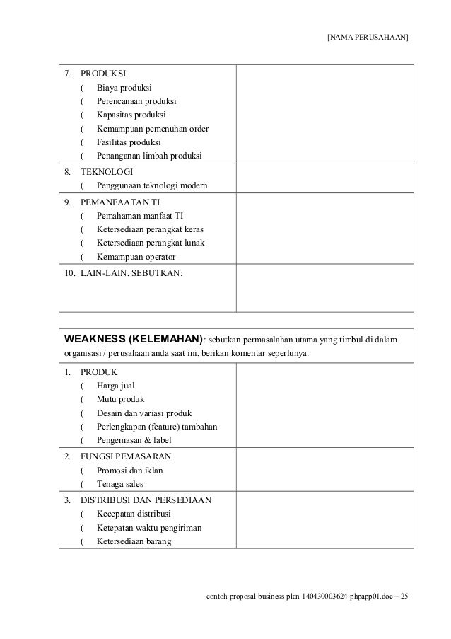 Detail Contoh Membuat Perencanaan Usaha Nomer 41