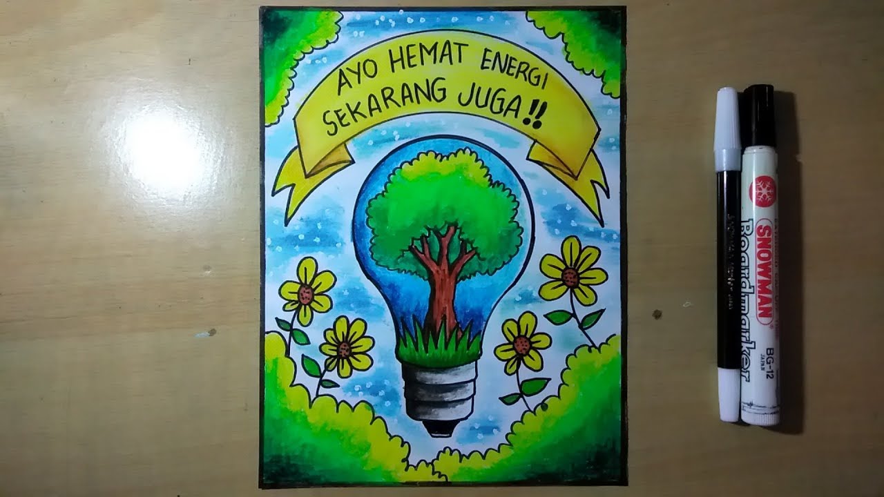 Detail Contoh Membuat Poster Hemat Energi Nomer 13