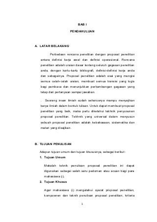 Detail Contoh Membuat Proposal Penelitian Nomer 31