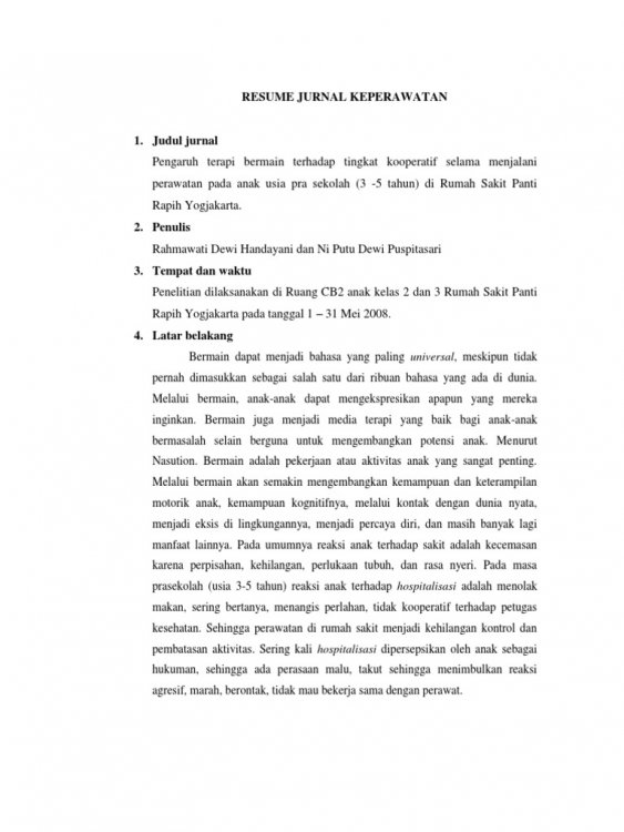 Detail Contoh Membuat Resume Nomer 19