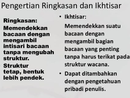 Detail Contoh Membuat Ringkasan Nomer 11