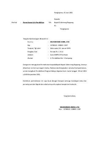 Detail Contoh Membuat Surat Permohonan Nomer 16