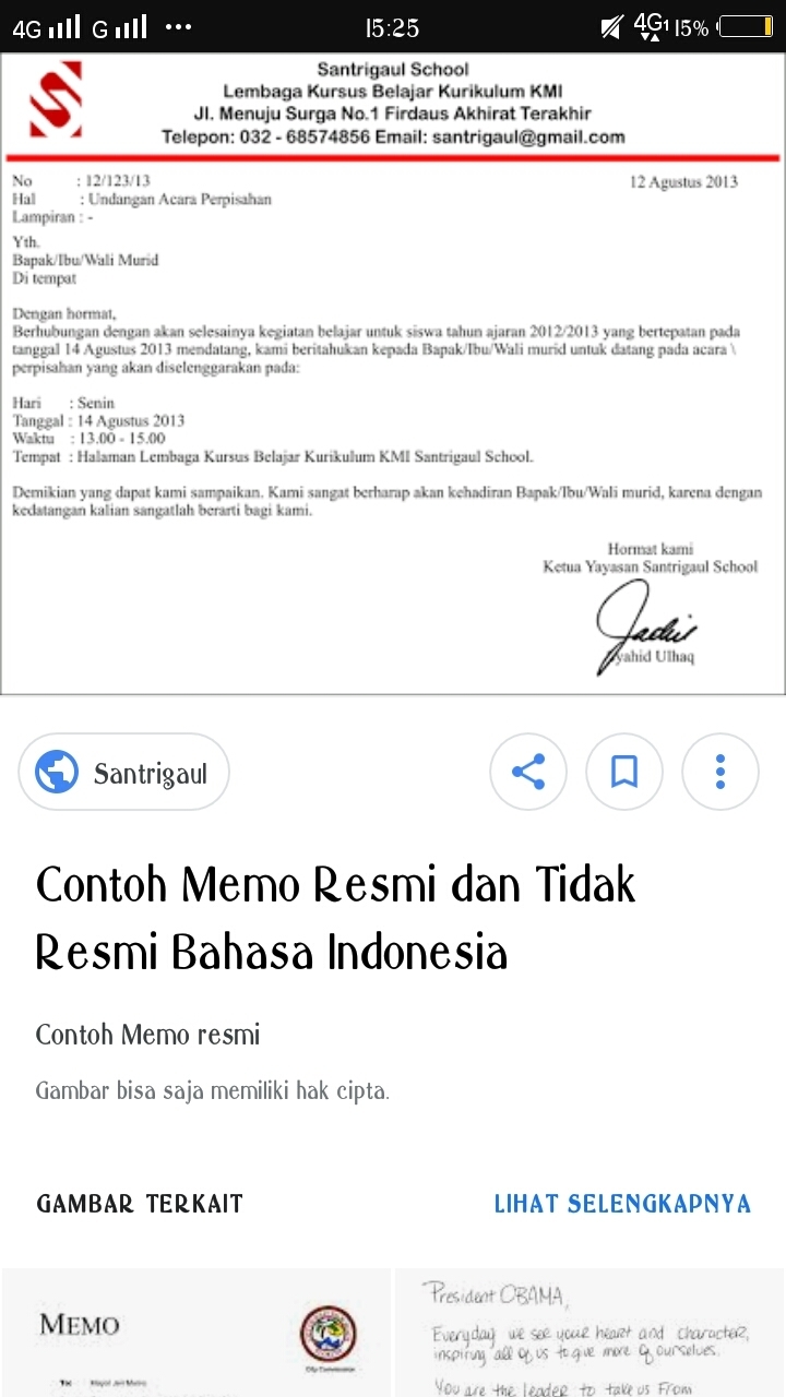 Detail Contoh Memo Perusahaan Nomer 40