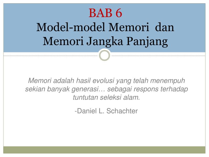 Detail Contoh Memori Jangka Panjang Nomer 12