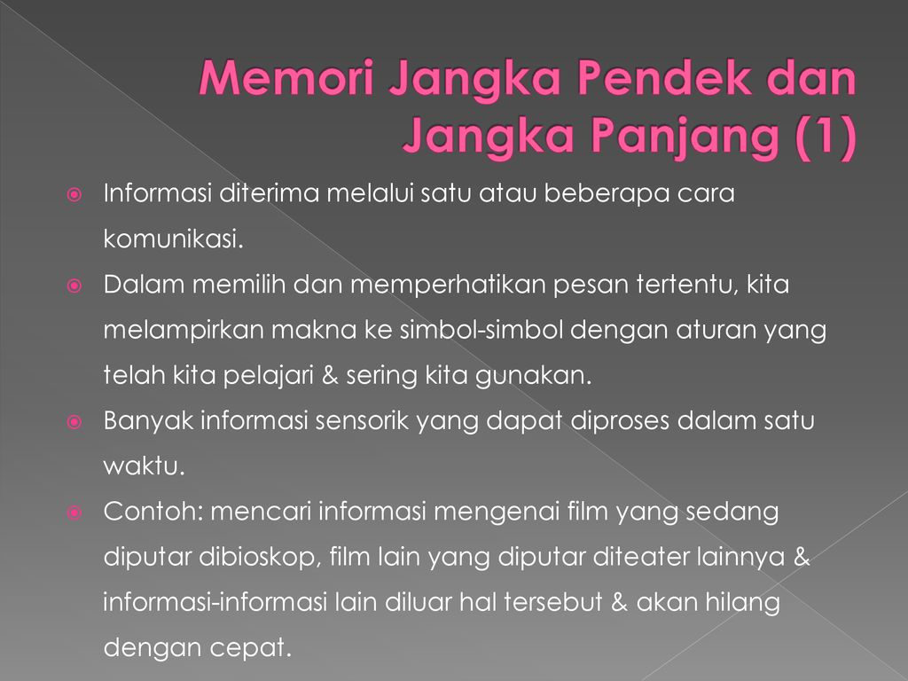 Detail Contoh Memori Jangka Pendek Nomer 4