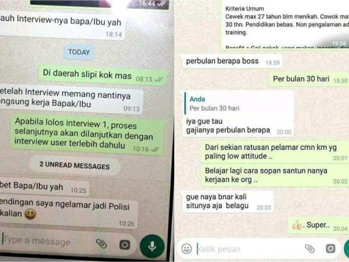 Detail Contoh Menanyakan Lowongan Kerja Lewat Wa Nomer 20