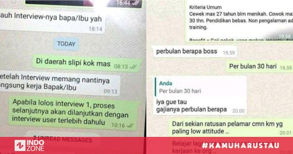 Detail Contoh Menanyakan Lowongan Kerja Lewat Wa Nomer 57