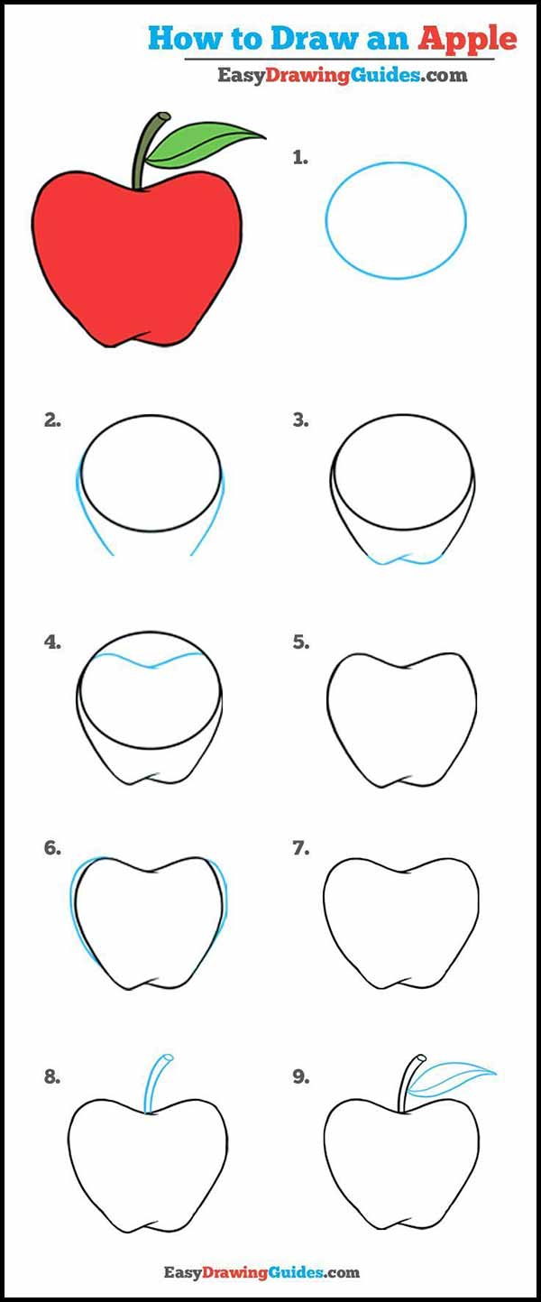 Detail Contoh Menggambar Buah Buahan Nomer 39