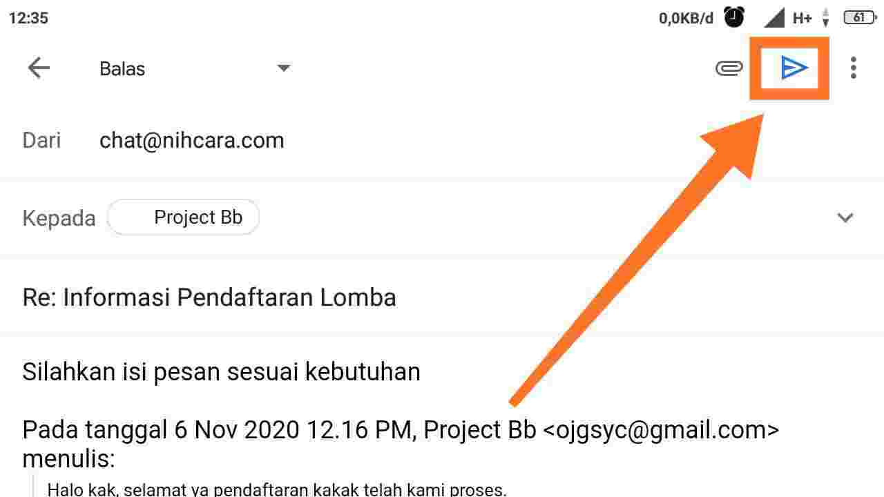 Detail Contoh Mengirim Email Kepada Atasan Nomer 12