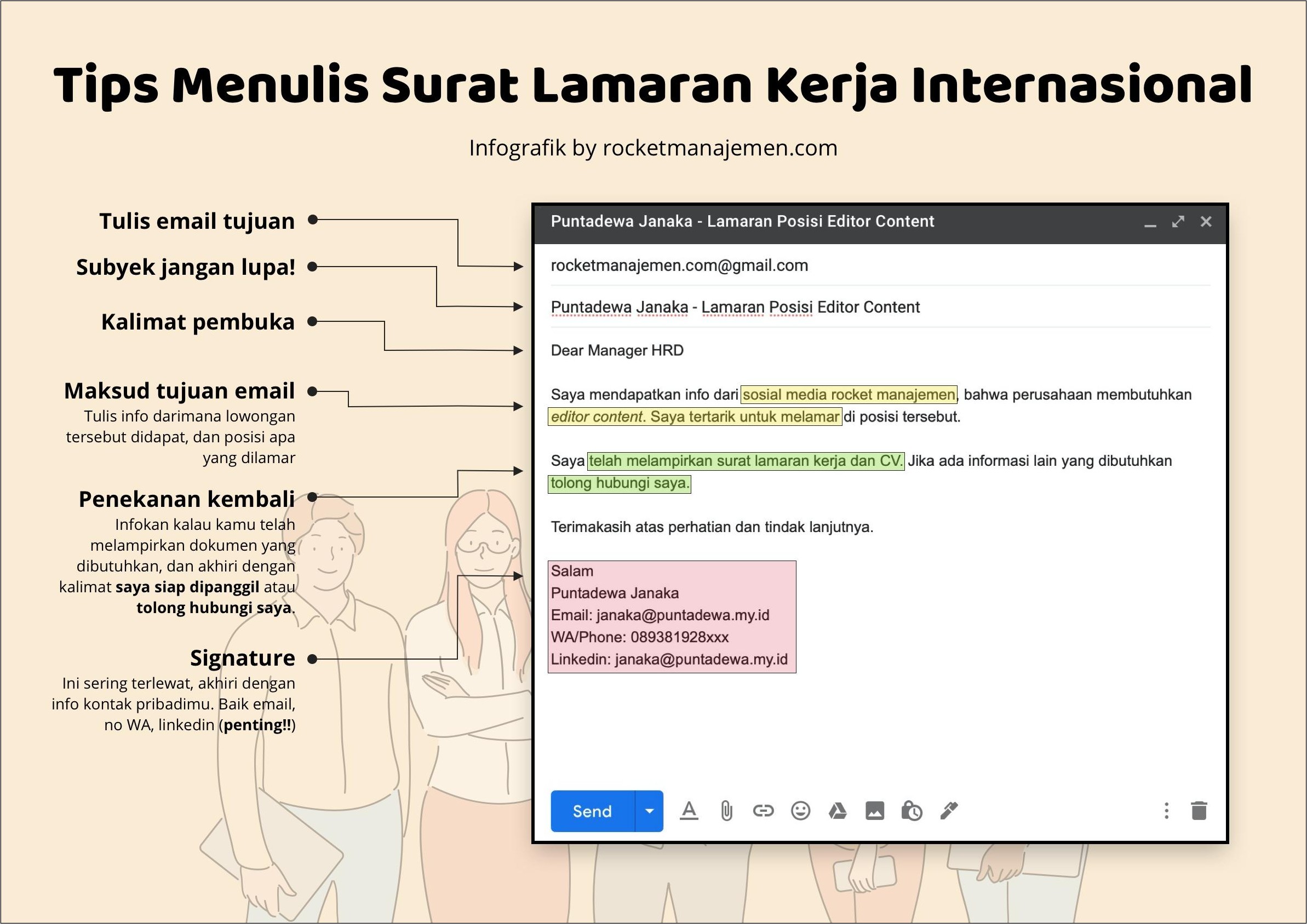 Detail Contoh Mengirim Surat Lamaran Kerja Lewat Email Nomer 38