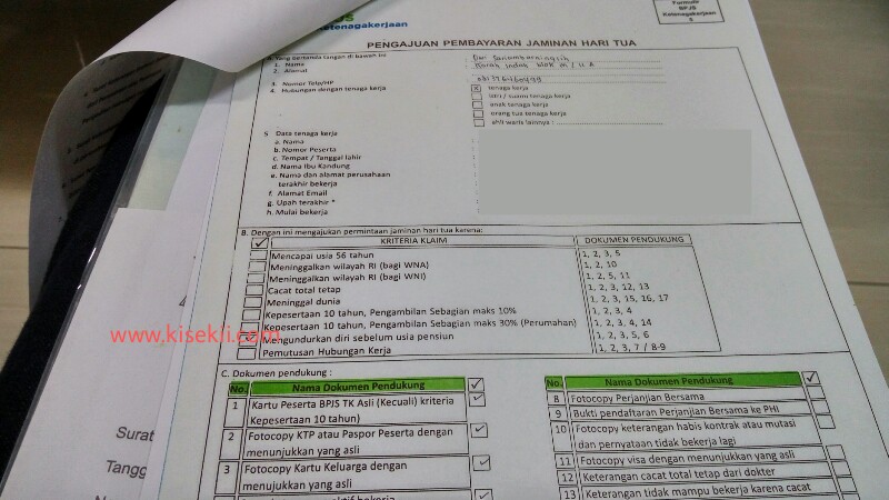 Detail Contoh Mengisi Formulir Bpjs Ketenagakerjaan Nomer 44