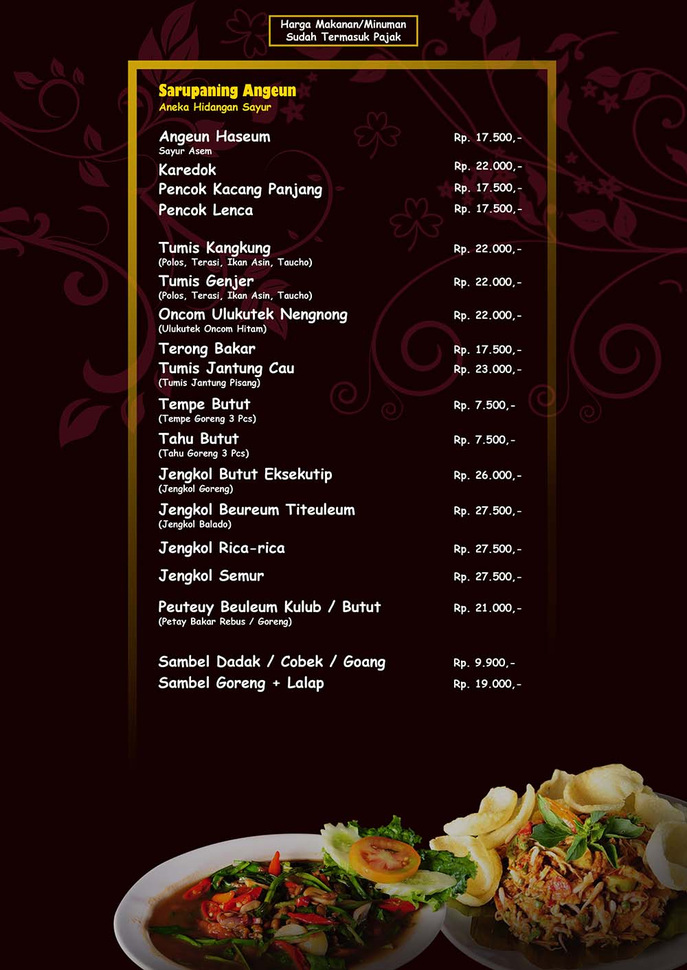 Detail Contoh Menu Ala Carte Nomer 14