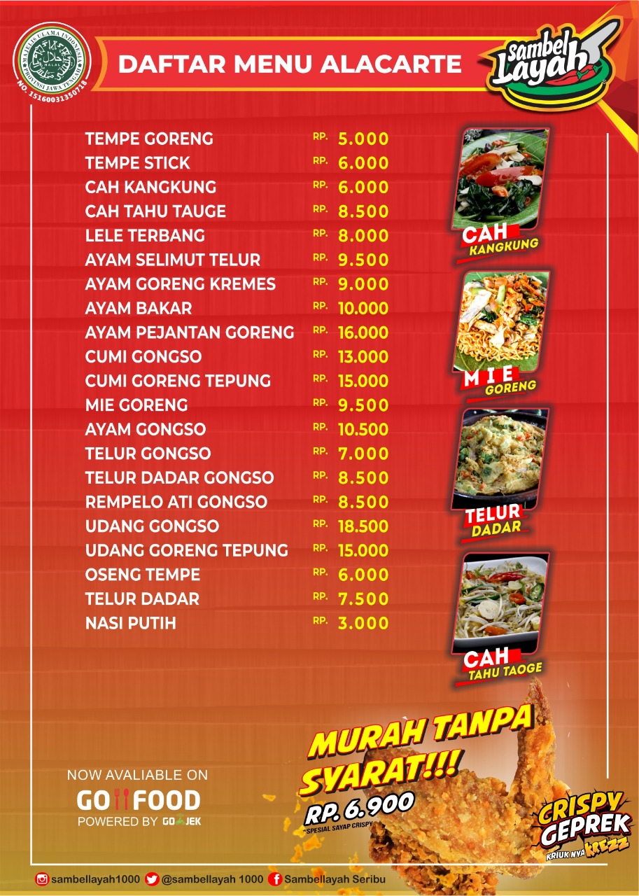 Detail Contoh Menu Ala Carte Nomer 33