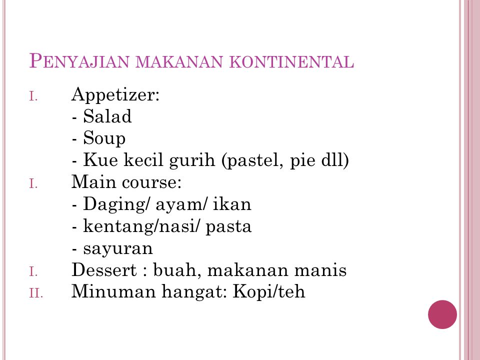 Detail Contoh Menu Appetizer Soup Main Course Dessert Nomer 43