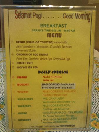 Detail Contoh Menu Breakfast Hotel Nomer 13